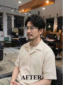 ジェットブラックキューサンロク(JET BLACK 936) カジュアルフェザーパーマ