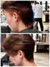 【男性人気】似合わせカット + ダウンパーマで浮き改善 ¥9460~