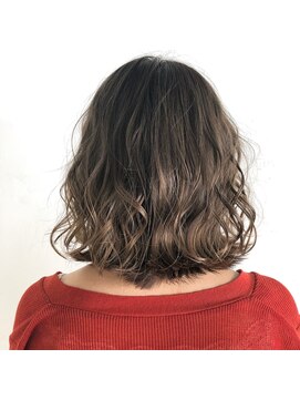 アンフィフォープルコ(AnFye for prco) 【AnFye for prco】外ハネ×ミックス× ベージュカラー 3Dカラー