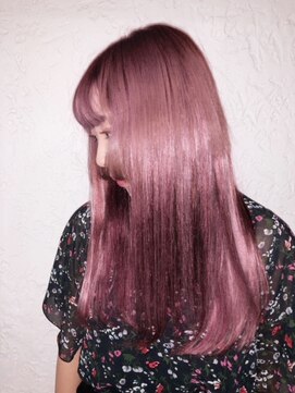 エクステ専門店あるじゃんすー 柏店 アッシュピンク#シールエクステ#ラベンダーピンク#柏