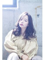 メノン 茨木店(Menon)&nbsp;ことりベージュ　グラデーションカラー　小顔セミロング