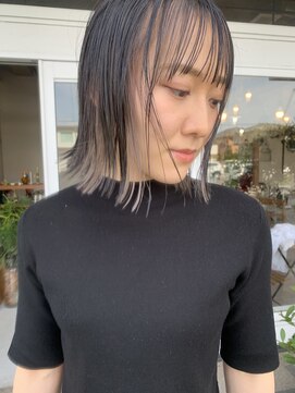 ソーイ(sowi) フェイスフレーミングカラー×ボブヘア【@sowi__abe】