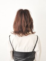 美容室ポール 西葛西店(PAUL) くびれミディアム×ピンクアッシュ