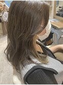 20代30代40代前髪イヤリングカラーイメチェンラベンダーカラー