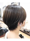 20代30代40代ふんわりショートボブ