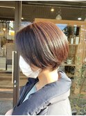 シンプルショートボブ☆ナチュラルブラウン