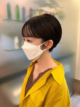 フェアレディ 烏山店(FAIRLADY) シースルーバングで大人可愛い◎ダークブラウンマッシュ