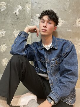 アカ(ACA) ツイストスパイラルパーマメンズパーマメンズマッシュ札幌大通