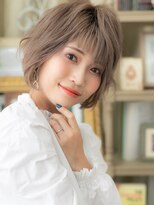 カバーヘア ブリス 北浦和(COVER HAIR bliss)&nbsp;韓国風ショコラアッシュ小顔くせ毛ショートc5北浦和20代30代40代