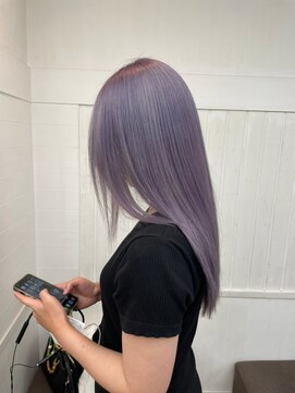 ナンバー アンフィール 渋谷(N° anfeel) ケアブリーチのハイトーンカラー