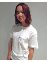 エイルミヤザキ(Ail Miyazaki)&nbsp;ブリーチなし透明感カラー☆ラベンダーアッシュブルージュ