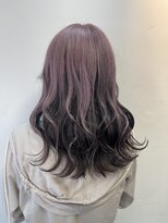 フツーロ 栄(FUTURO)&nbsp;カラー　ダブルカラー　ハイトーン　ピンクバイオレット