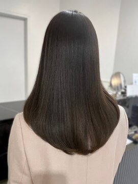 ユーフォリア 銀座本店(Euphoria) Aujuaトリートメント　美髪　髪質改善　ストレート　艶感