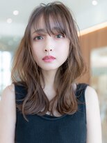 イオ 本厚木(io)&nbsp;韓国レイヤーカットくびれハイライト似合わせカットフルバング