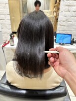 フリーラ 横浜(freera)&nbsp;髪質改善サラサラプレミアムストレート大人ガーリー韓国ボブ横浜