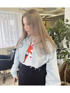 チェレ アズーリ 狭山店(Chere azuri) ダブルカラー・ミルクティーベージュ・髪質改善カラー