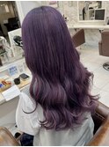 ワンブリーチで濃いめのラベンダー