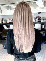 透明感カラーくすみベージュオリーブカラー_ba377903