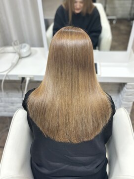 ウィズヘアー 東原店(Wiz hair) ブリーチ無し ベージュカラー