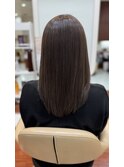 20代30代40代艶感ストレートアッシュグレージュ透明感ロング