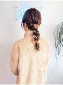 編みおろしスタイル