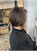 白髪ぼかし+カット+TR【15400円】
