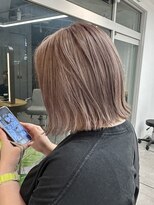 ソワ 北千住(soi)&nbsp;ピンクベージュ切りっぱなしボブ