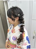 long  hair arrange