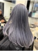 【レイヤーカットxシルバーグレージュ】