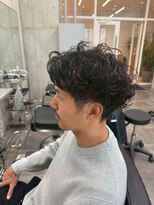カームバイフォレスト 三郷中央(Calm by Forest.)&nbsp;メンズニュアンスアップバングパーマ