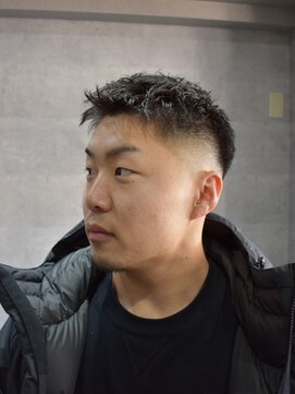 ミドルフェード/メンズカット/メンズ / バーバー/理容室/床屋