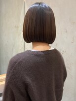 ロンド ボーイ 表参道(Lond BOY)&nbsp;オリーブグレー/ボブ/顔周り/小顔/レイヤー/髪質改善/縮毛矯正