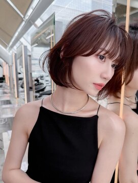 Lond clair 川崎/髪質改善/ショート/ボブ/レイヤーカット【ロンド クレール】 ミニボブレイヤー/レイヤーカット/ショートボブ/顔周り韓国/川崎