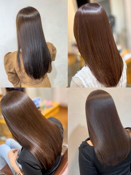 TMJの写真/縮毛矯正とRE:luster【高濃度タンパク質髪質改善】を組み合わせ、硬さの出にくい柔らかな美髪へ◎