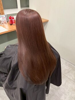 リブカラー(Lib color)の写真/【髪質改善】手間なく、美髪。傷んだ髪にサヨナラ習慣♪ダメージを抑える髪質改善トリートメントが人気◎