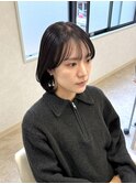 内巻きワンカールボブ