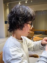 マイン(mine) ショート ショートパーマ クルクルパーマ 朝楽ヘア