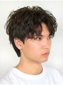 シャドウパーマツイストパーマメンズマッシュメンズパーマ佐賀