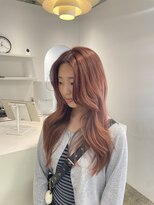 フィット ヒュー 千葉(fit hue) ミルクティーブロンド/ダークブルー/デジタルパーマ/千葉駅