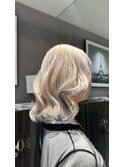 毛先で魅せる☆波巻きエンドカラー