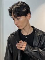 トリッカ シブヤ(TRICCA SHIBUYA)&nbsp;メンズカットパーマフェザーニュアンス毛流れセンターパート渋谷
