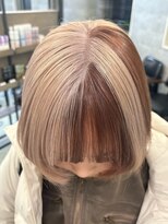 ロウル 池袋(LOWRL) ミルクティー×ブラウンの激カワデザインカラー♪