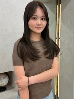 アロ 梅田(alo)&nbsp;【苗代萌】チョコレートブラウン×レイヤーカット