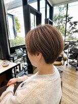 ブッシュ 水広店(BUSH) 白髪ぼかしハイライトショート