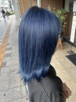 カフェアンドヘアサロン リバーブ(cafe&hair salon re:verb)&nbsp;ネイビーブルー☆