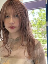 グラヘアーストーリー(gra HAIR STORY) くすみピンク×透明感レイヤーロング