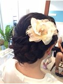 ねじねじアップスタイル【ヘアアレンジ/立川/浴衣/袴着付/立川】