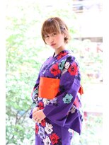 ネオリーブルカ 御茶ノ水店(Neolive Luca)&nbsp;Neolive　Luca　御茶ノ水　ナチュラル浴衣アレンジ