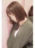 ナチュラルボブ×シルキーオレンジ