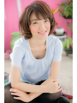 ミック ヘアアンドビューティー 大山店(miq  Hair&Beauty) 《重軽感》がカワイイ♪無造作ミディアムb